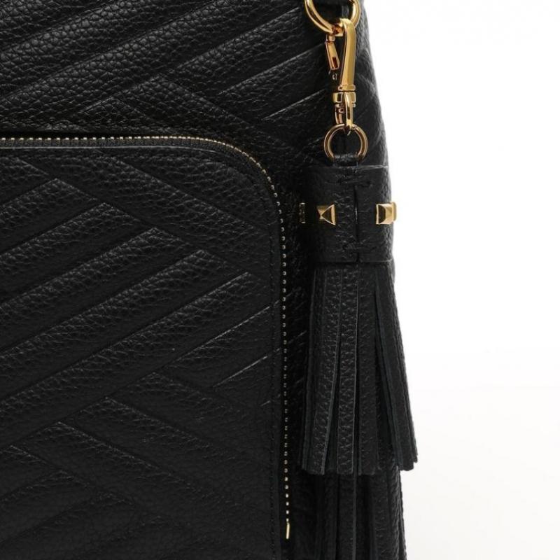 Daks Black Leather Backpack Dcba6e369bk