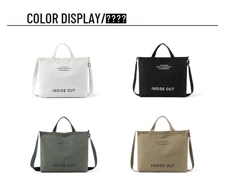 Retro Women's Canvas Tote: Large-Capacity Crossbody, Shoulder & Handbag for Students & Commuters