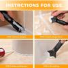 5-in-1 Sealant Finishing Tool Caulk Remover Glass Glue Angle Scraper for Bathroom Kitchen Floor Silicone Caulking Tool