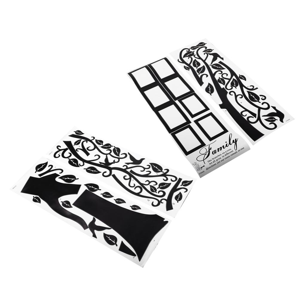 Memory Tree Photo Wall Sticker DIY Removable PVC Black Tree Photo Wall Stickers for Home Decoration