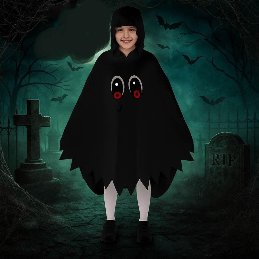Clothing Prop Ghost Hooded Cloak Glowing Party Dress Up Halloween Kids Cosplay  Cloak  Gift
