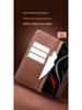 Qiali Leather Magnetic Flip Case for Samsung Galaxy S26 Ultra, Cowhide Protective Cover
