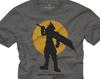 Nerd and Gamer T-Shirt - Fantasy 7/15 - grey S-XXXXXL