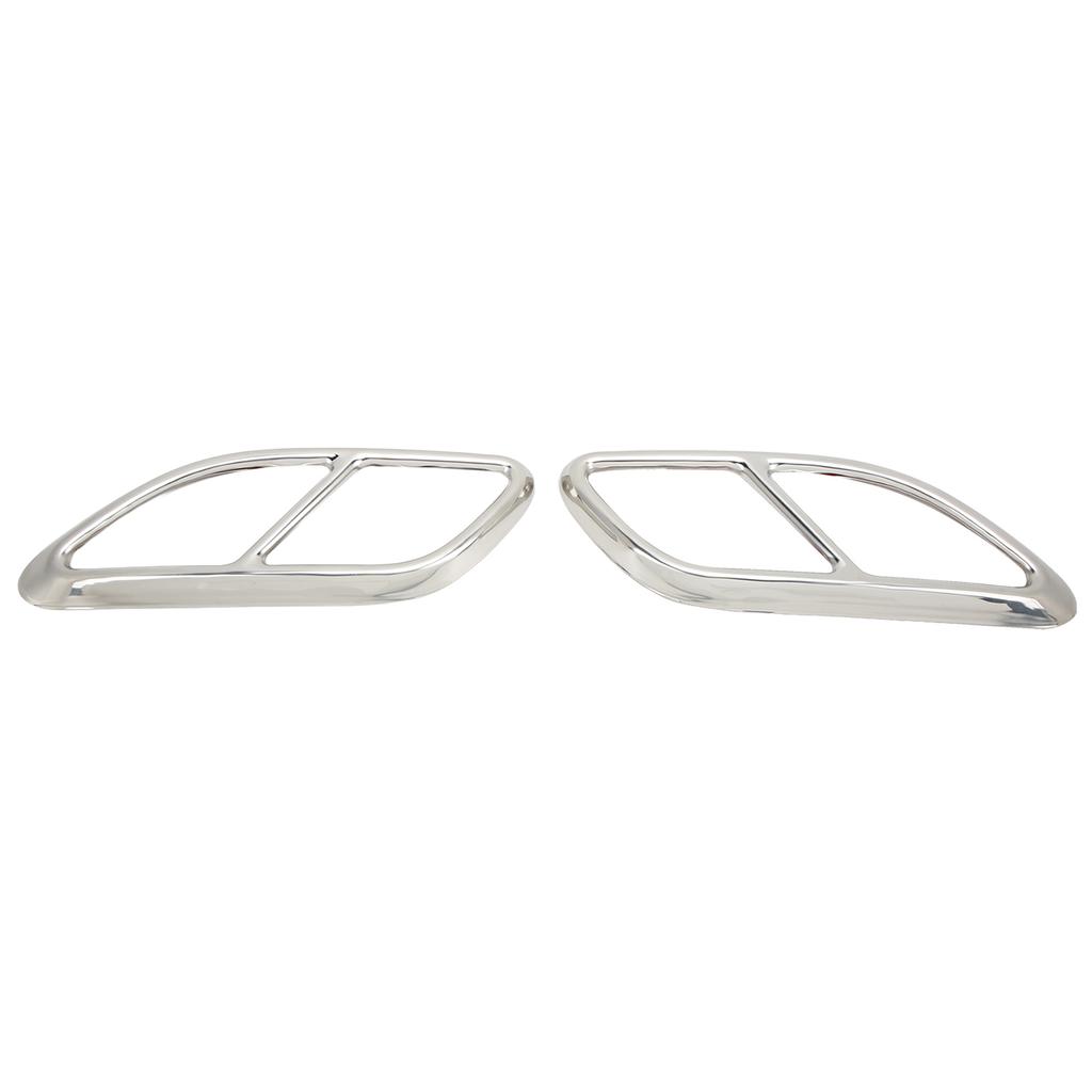 2 Stück Quad-Auspuffendkappen-Dekoration für den Endrohr-Ersatz für Jaguar FPACE XFL 2021