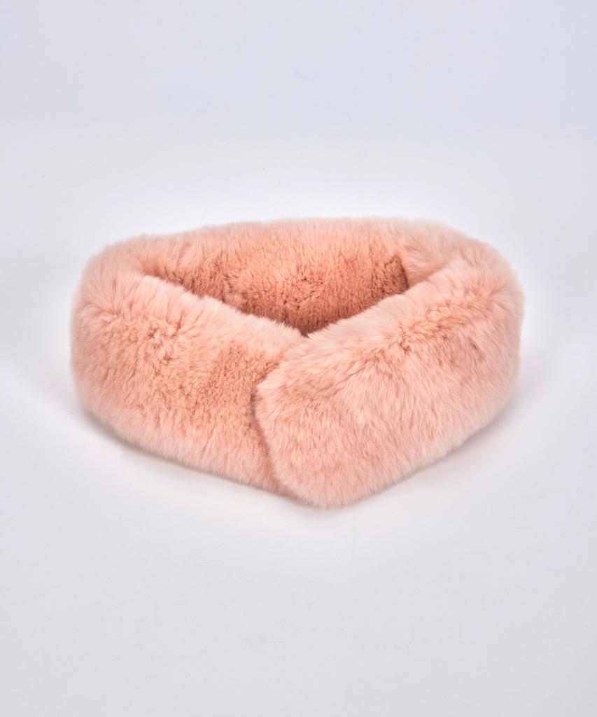 Maia Rabbit Fur Magnetic Scarf