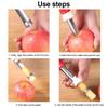 2 In 1 Apple Corer Pitter Stainless Steel Pear Bell Twist Fruit Stoner Easy Core Seed Remover Pepper Remove Pit Kitchen Tool Gad