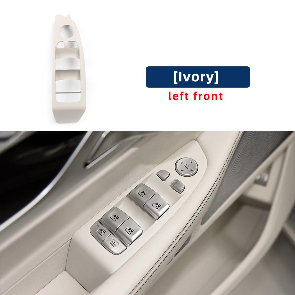 LHD Multiple Colors Car Front Left Right Window Lifter Switch Outer Frame Panel Cover For BMW 7  Series G12 2015-2023