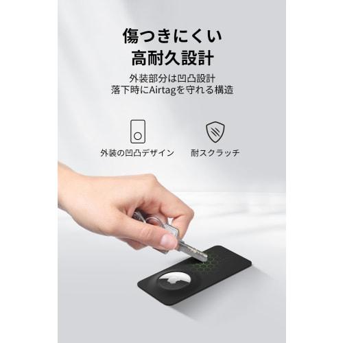 Belkin AirTag Case Card Type Wallet Storage Lightweight and Ultra Thin Black MSC019btBK