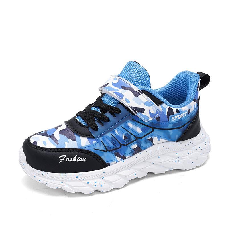 

Childrens Sports Shoes Mesh Casual Comfortable Soft Sole Outdoor Boys Jogging Shoes New Anti Slip Rebound Walking Shoes 28 синій