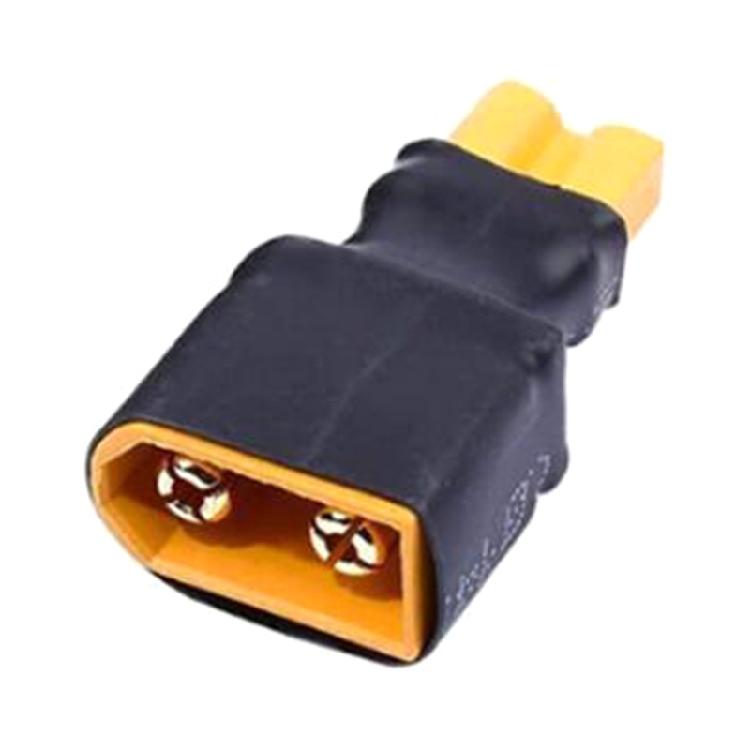 T Plug To XT60 Adapter For Remote Models Quick Connection High Current Durability Rubber Metal Construction