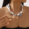 Flower Beach Ocean Series Necklace Shell Dopamine Necklace  Decoration