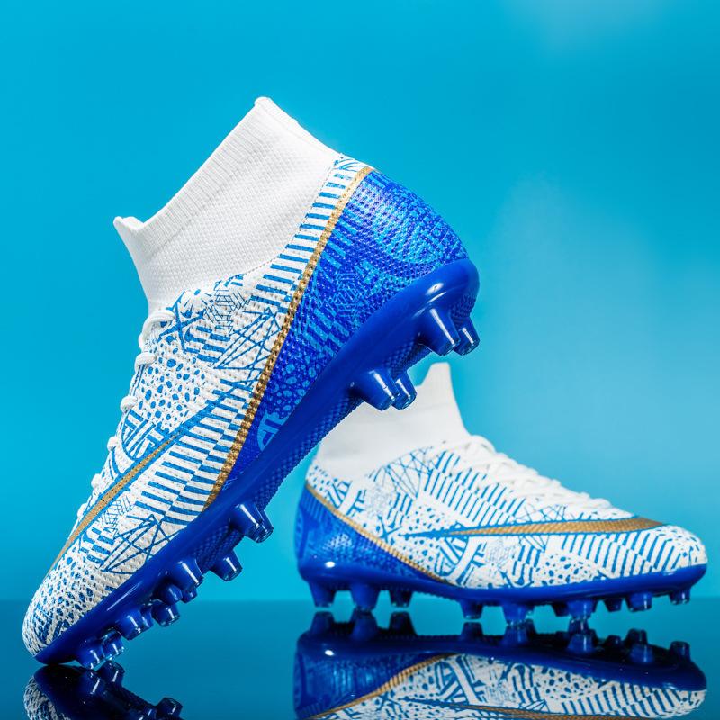 

Детские футбольные бутсы Месси с высоким верхом Мужские длинные шипы Ло Женские тренировочные шипы для искусственного газона Студенческий краш 28