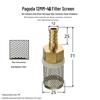 4/6/1 Inch Soft Water Hose & Oil Filter Screen Connector for Fish Tank Pump Impurity Isolation.
