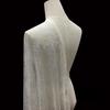 The New Elastic Silver-white Lace Embroidered Fabric Can Be Used for Wedding Dresses Evening Gowns and Designer Clothing Fabrics