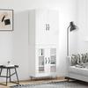 VidaXL Highboard White 69.5x34x180 Cm Engineered Wood 3198065