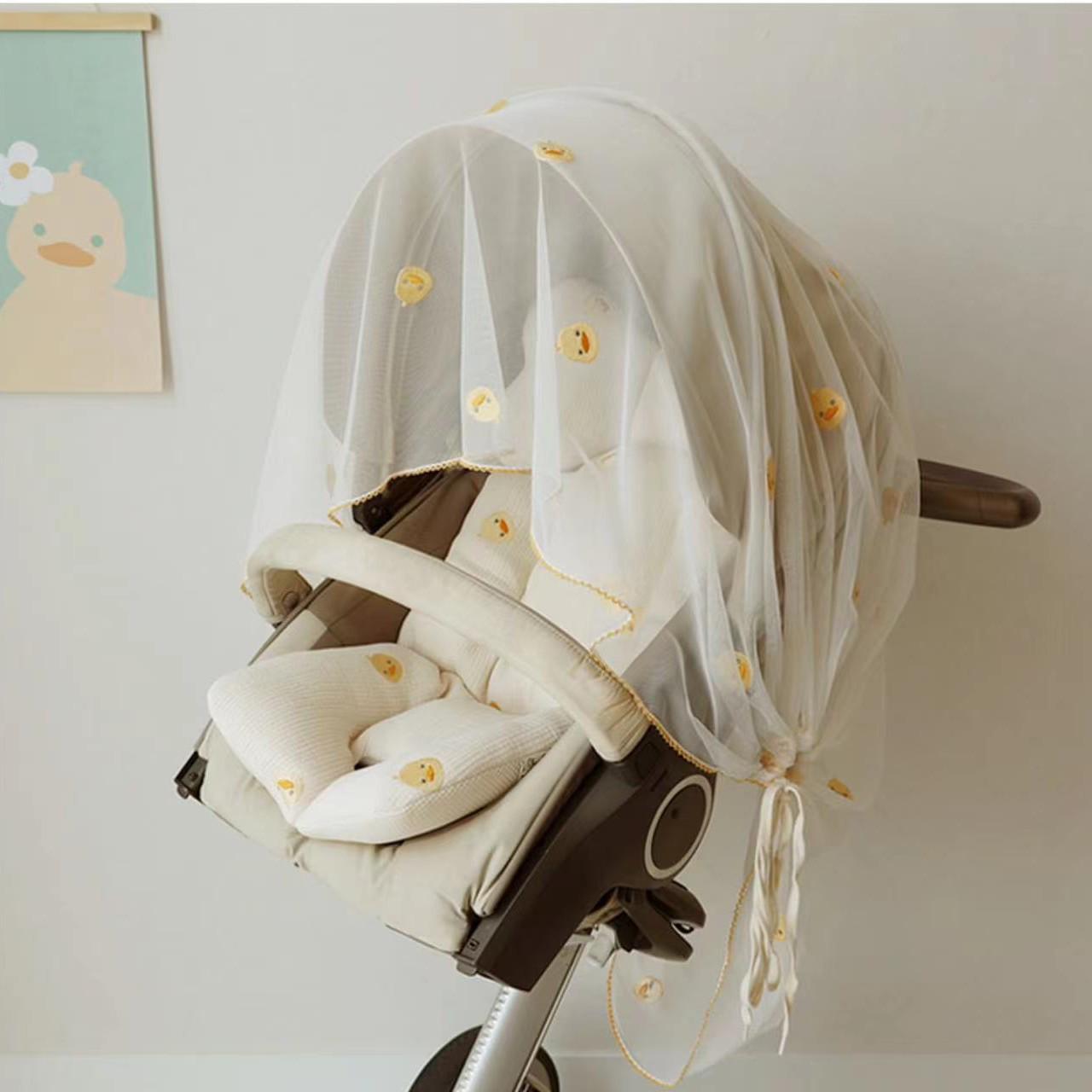 Korean Summer Stroller Mosquito Net - Full Coverage & Breathable