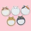 5Pcs Cats Shape Designs Stick Note Pad Selves Sticking Memo Pad Stick Pad Stick Notes Pad Selves-Adhesive Notepads Set