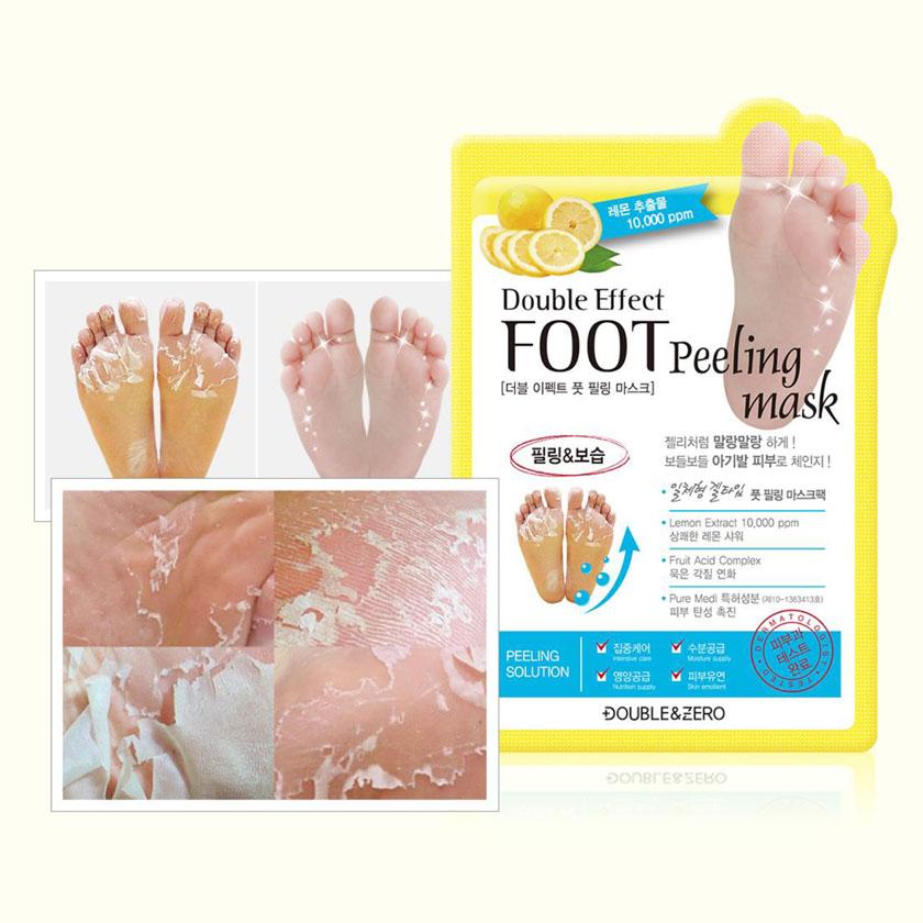 [KOREA AUTHENTIC] [DOUBLE&ZERO] Double Effect Foot Feeling Mask 1P 3P 5P