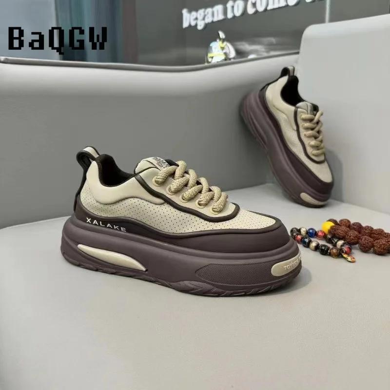 Fashion Original Mens Skateboard Shoe Designer Chunky Sneakers Women Streetwear Hip Hop Shoes Vulcanized Sneakers Men Luxury Trainers