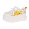Thick-soled heightening German training shoes, little white shoes, women's spring and summer 2025 new hollow breathable casual sports dad shoes