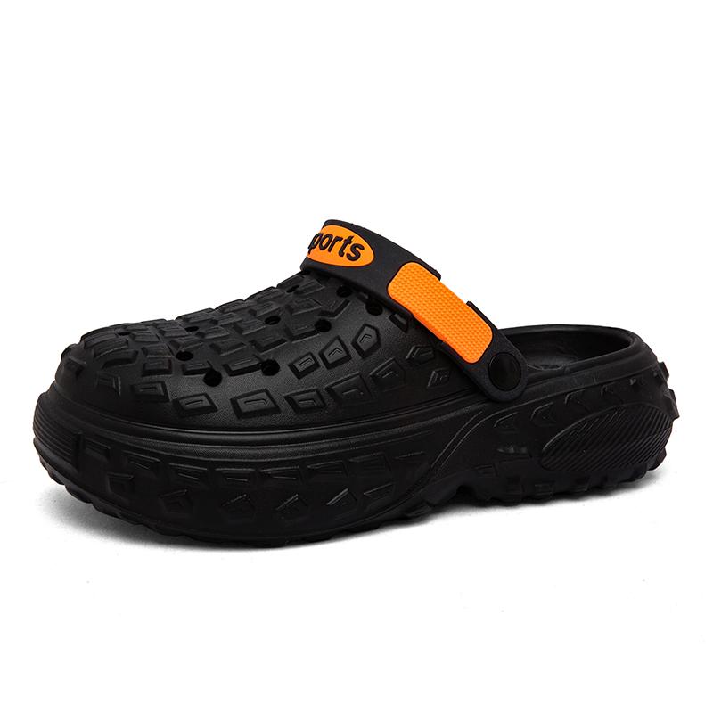 Fashion Light Men's Slippers 2024 Summer Chef Shoes for Men Outdoor Wading Sandals Soft Beach Antiskid Sports Men's Slippers Platform