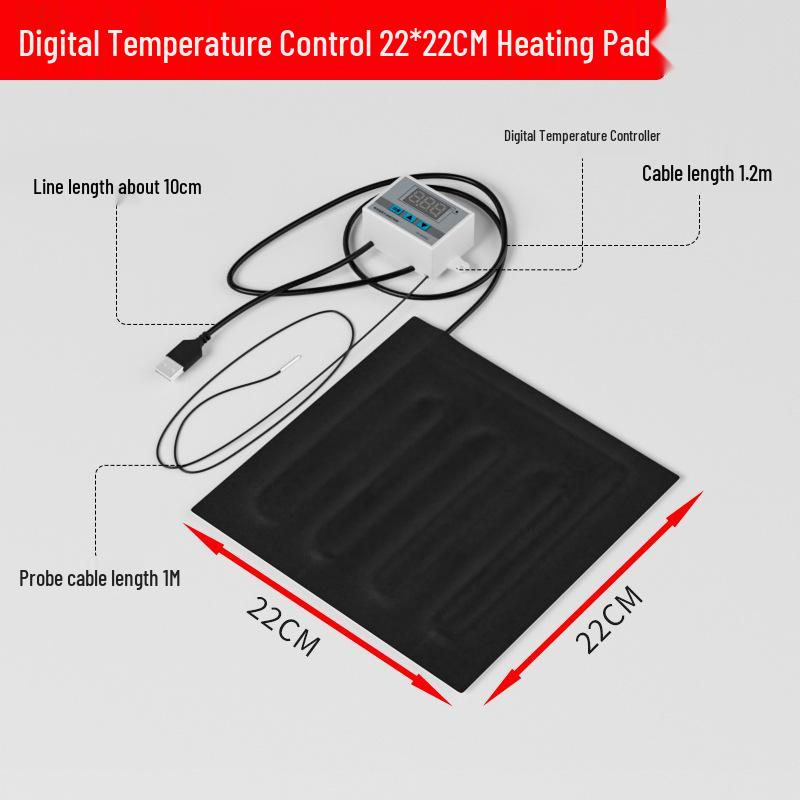 5V USB Heating Pad with Temperature Control for Bird Chicks and Reptile Brooding