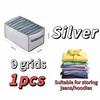 7 /9 Compartment Clothing Organizer Jeans T-Shirt Pants Organizer Shirt Jeans Pants Organizer Household Storage Boxes Organizer