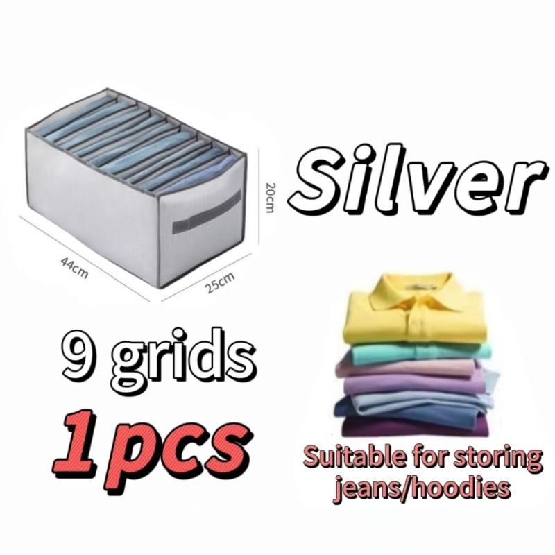 7 /9 Compartment Clothing Organizer Jeans T-Shirt Pants Organizer Shirt Jeans Pants Organizer Household Storage Boxes Organizer
