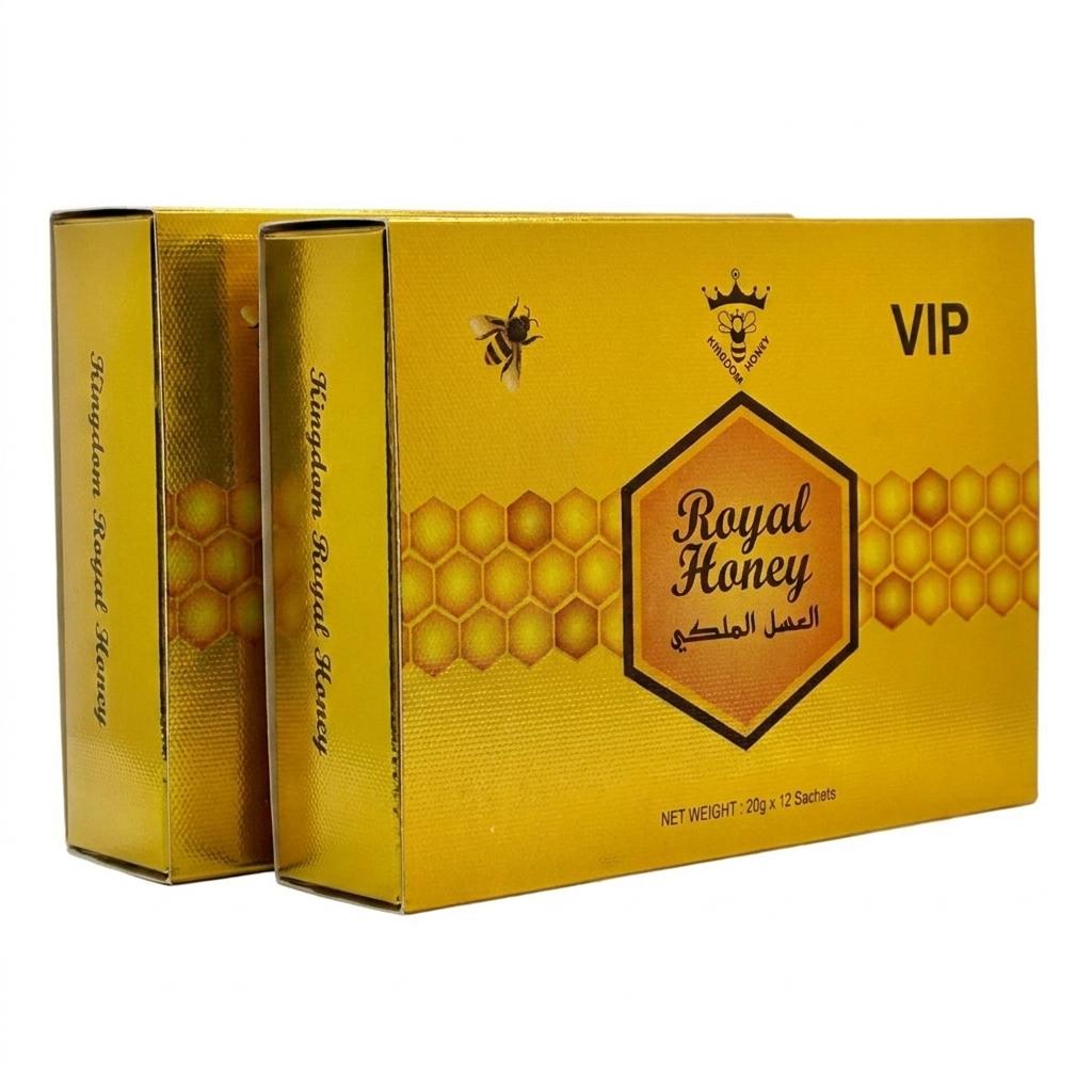 Royal Honey Honey Herbal Honey Sachets 12x20g – Natural Honey Blend with Botanical Extracts