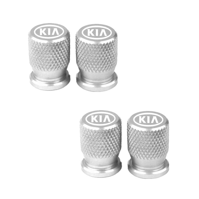 4pcs for KIA Sportage Rio Ceed Picanto K5 K9 Sorento Car Wheel Tire Valve Caps Aluminum Airtight Covers Badge Emblem Styling Kydf82
