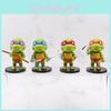 Klasyczny Zestaw Figur Akcji Model Ninja Turtles Urocze Toppery na Tort z PVC Zabawki w Ślepej Pudełku