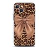 Phone Case Cover for iPhone 17 16 15 14 13 12 Pro Max 11 Pro Max 17AIR Plus Shockproof Soft TPU Black Bowknot Faux Pearl Painted