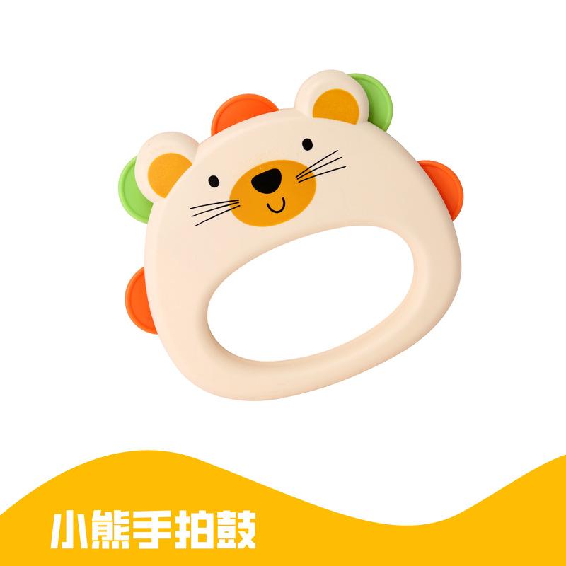 Baby Clutch Ball Rattle Fitness Soft Glue Hand Rattle, Fish Skewer Toothpaste Infant 0-1 Years Old Educational Toy