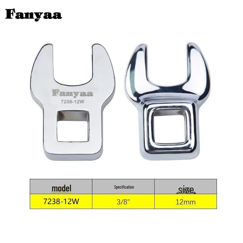 Fanyaa Square Drive Open-End Torque Wrench Head