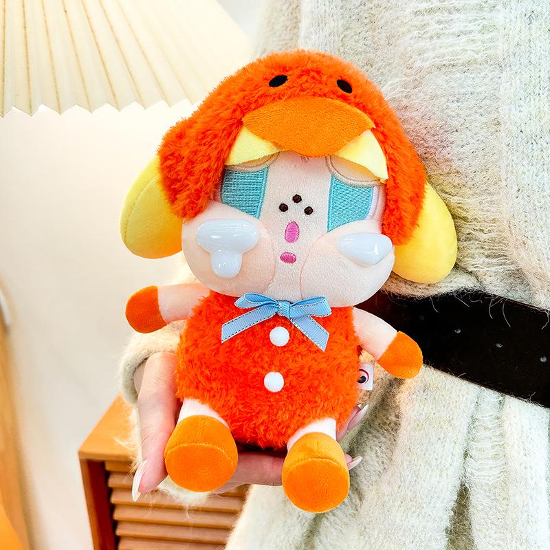 Cross-border Cartoon Crying Plush Doll: Cute Style Keychain Bag Pendant Gift