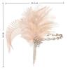 Zircon Tassel Masquerade Hair Band Exquisite Bridal Headdress Feather Headband  Stage Performance