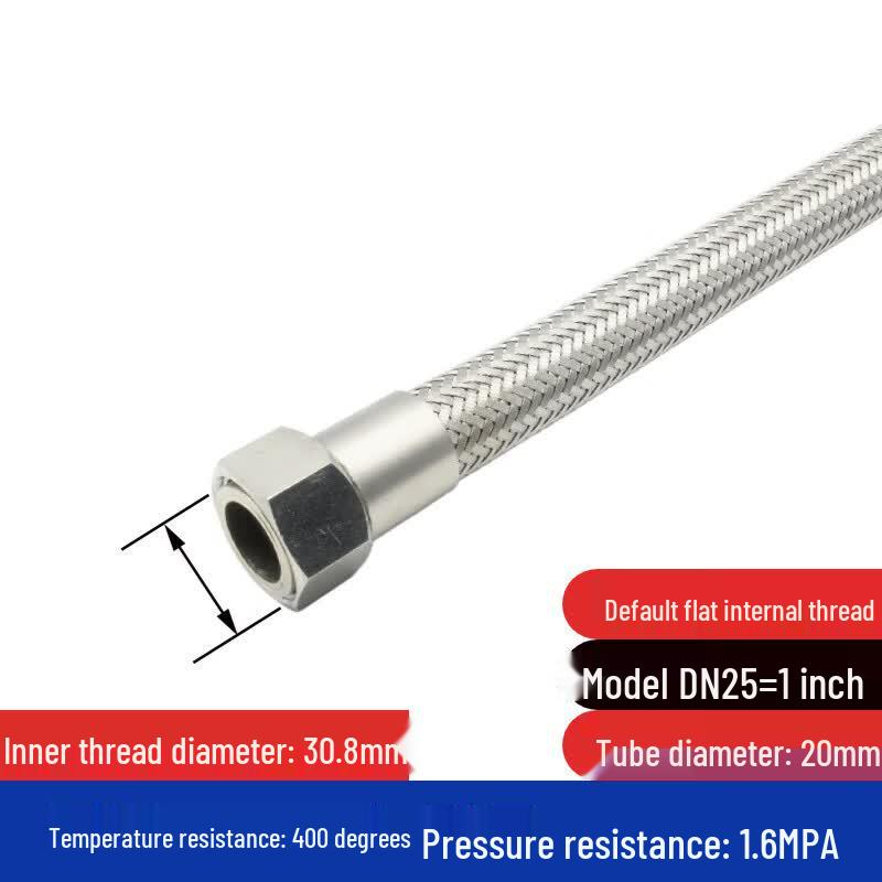Zhucang 304 Stainless Steel Industrial Braided Corrugated Metal Hose