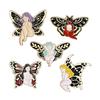 Original Design Butterfly Girl Brooch Versatile Alloy Pin Ideal For Fashion Lovers And Collectors