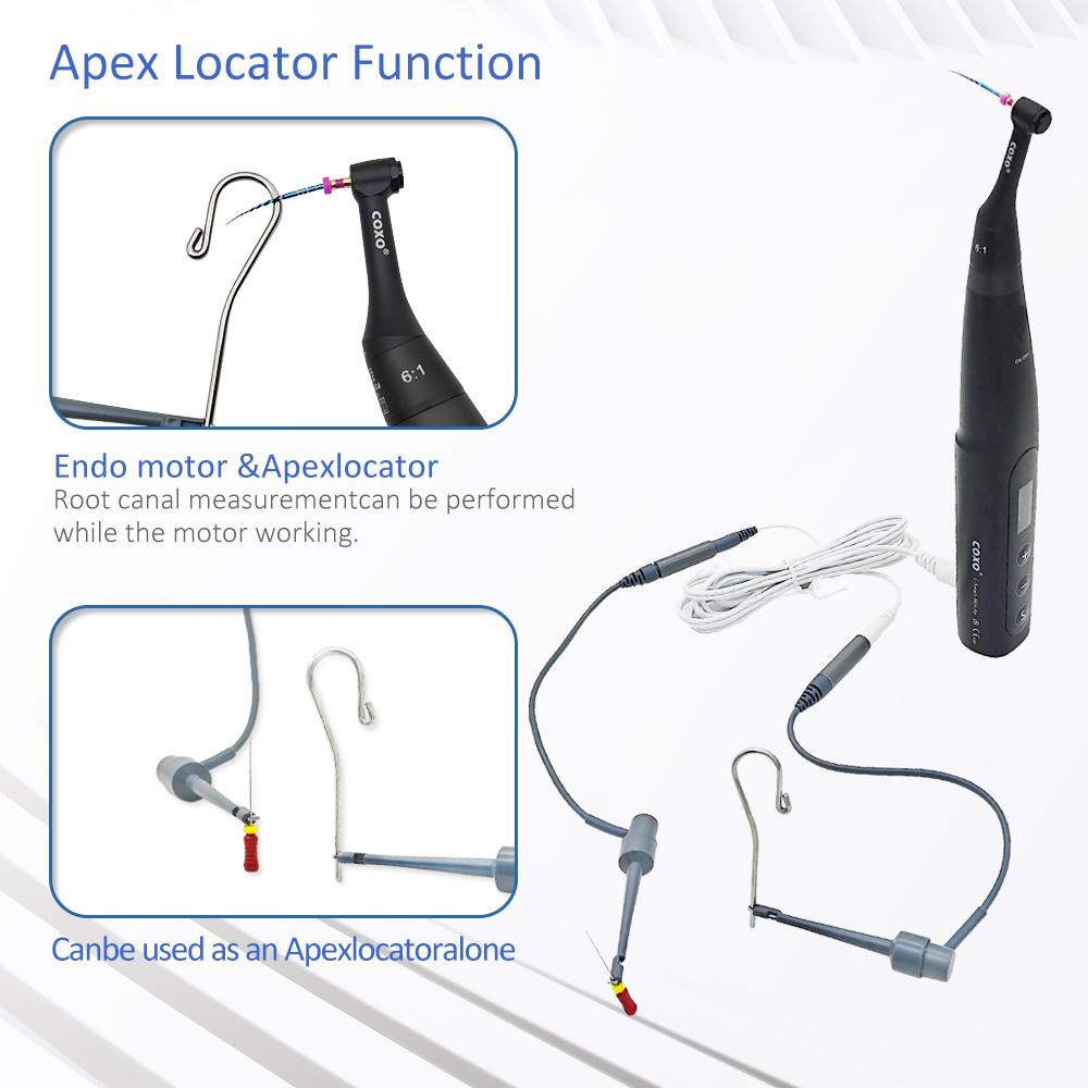 YUSENDENT COXO C-SMART-MINI AP+ Bürstenloser Dental-Endo-Motor Smart mit LED-Lampe 16:1 Standard-Winkelstück mit Apex-Locator (1 verkauft)