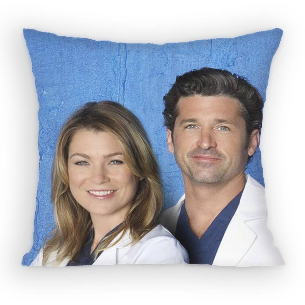 Greys Anatomy Pillow Case Sofa Living Room for Bedroom Car Headboard Backrest Cushion Square Cushion Nap Time
