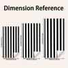 Fun Black and White Striped Beach Towel, Modern Graphic Art Quick-Dry Sand-Free Microfiber Bath Towel for Picnic and Camping