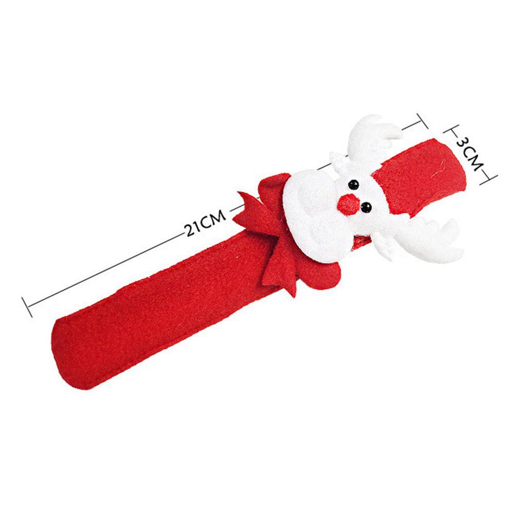 Bear Children Toys Xmas Gift Snowman Santa Claus Christmas Wrist Strap Patting Circle Bracelet