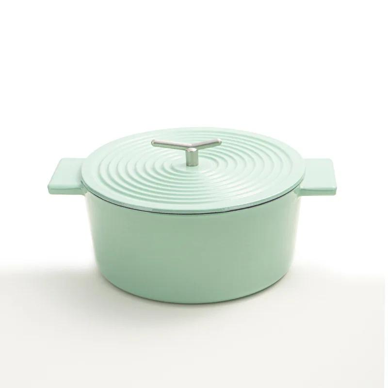 Uncoated cast iron pot for cooking Enamel hot pot Non stick cast iron cooking pot Cookware pots and pans Kitchen accessories