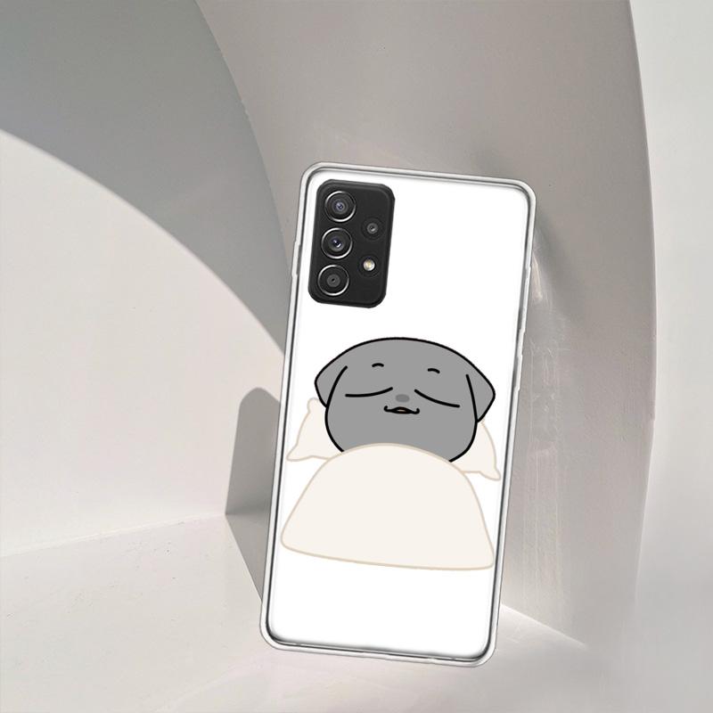 Cute Cartoon K-Kkamang Phone Case for Samsung A54 A57 A37 A17 A14 A15 A12 A24 A34 A55 A35 A25 A52S A07 A05S A04S A22 A32 A72 Gal