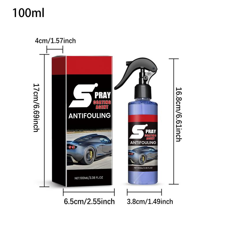 Quick Car Coating Spray Multi-functional Coating Renewal Agent 100ml Car Anti Dirt Coating Agent Spray High Protection Quick Car