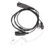 Acoustic Tube Headset Portable Clear Acoustic Tube Headphone 2 Way Radio Earpiece for Sepura STP8000 STP9000