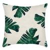 New Tropical Plant Leaves Rainforest Linen Cushion Pillow Cover