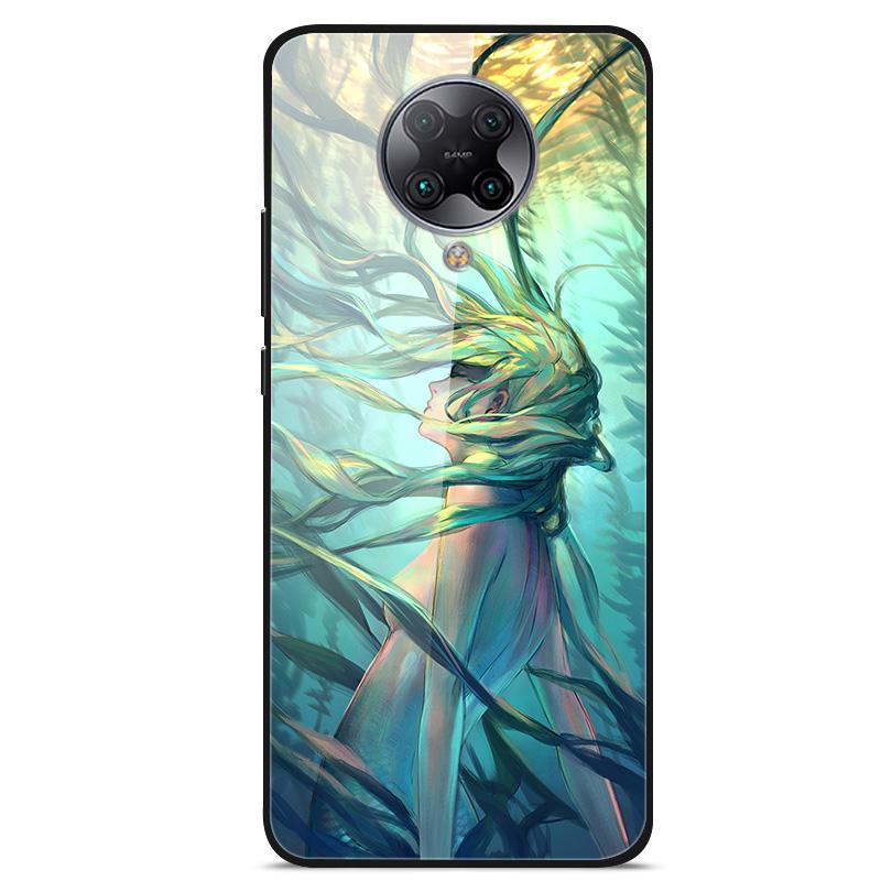 

For Xiaomi Poco F2 Pro Case Poco M3 Pro Tempered Glass Hard Cover for Xiaomi Poco M3 Pro 5G Fundas Luxury Coque Space Capa Poco F2 Pro