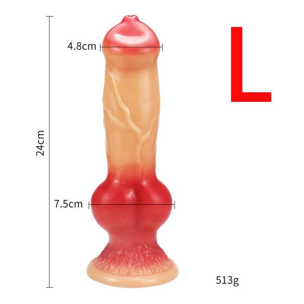 Realistic Dog Dildo Big Butt Anal Plug Vaginal Masturbation Adult Dildos Sex Toys for Male and Female Huge Monster Horses Penis