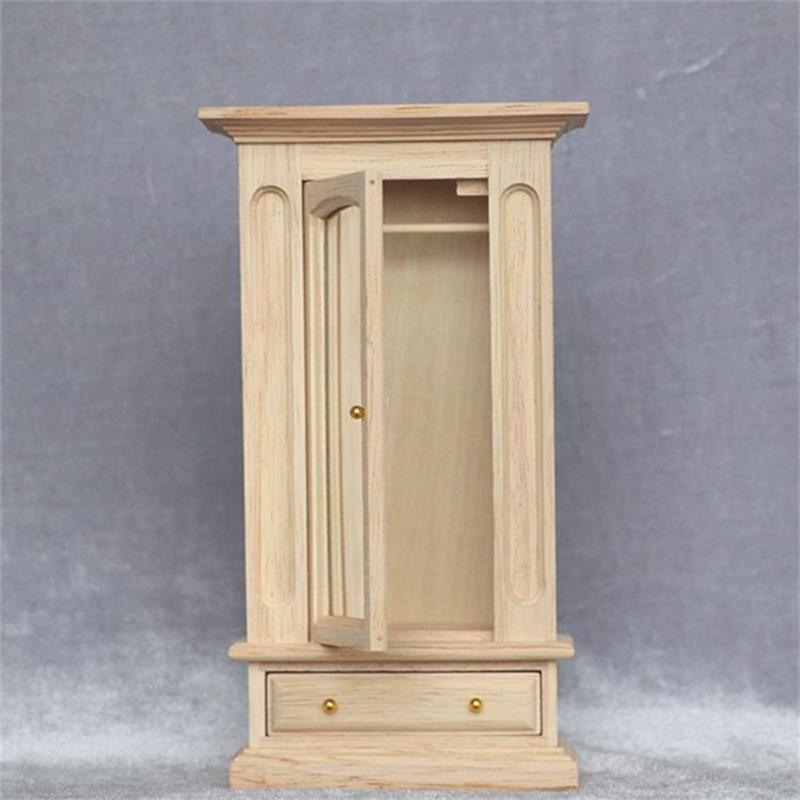 Realistyczny Stojak na Ubrania Realistyczna Zabawa w Udawanie dla Dzieci Rola Model Pełne Lustro Zabawka 1:12 akcesoriów do domku dla lalek